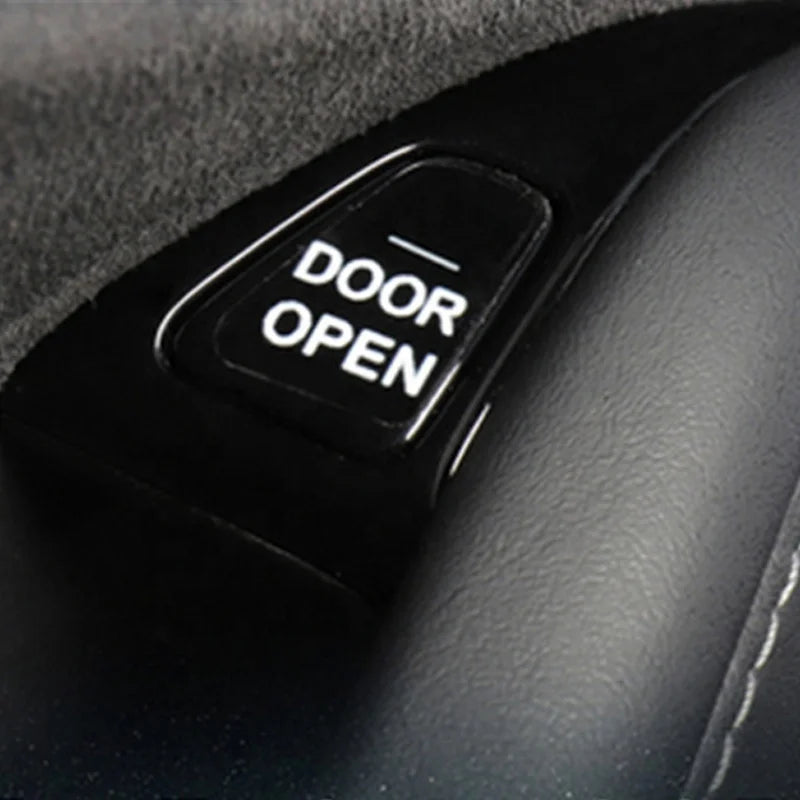 8pcs Luminous Car Open Door Button Stickers For Tesla Model 3 2022 Reminder Door Open Sticker Armrest Window Lift Button Switch