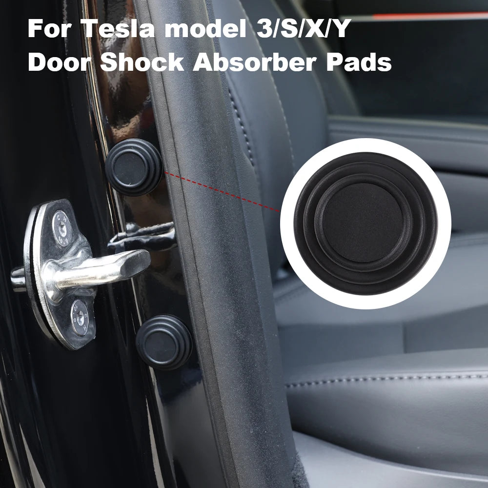 For Tesla Door Shock Absorber Door Silicone Shock Absorption For Tesla Model 3 Model Y Mode X Mode S Car Accessorices
