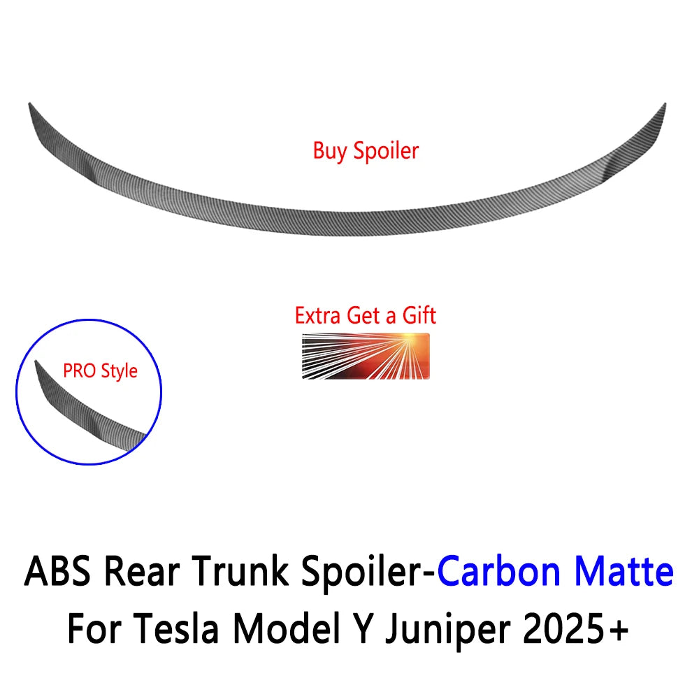 ModelY Juniper 2025 Spoiler Model3 Highland 2024 Accessories Rear Spoilers Wings for Tesla 3/Y 2017-2023 Auto Exterior Parts HOT