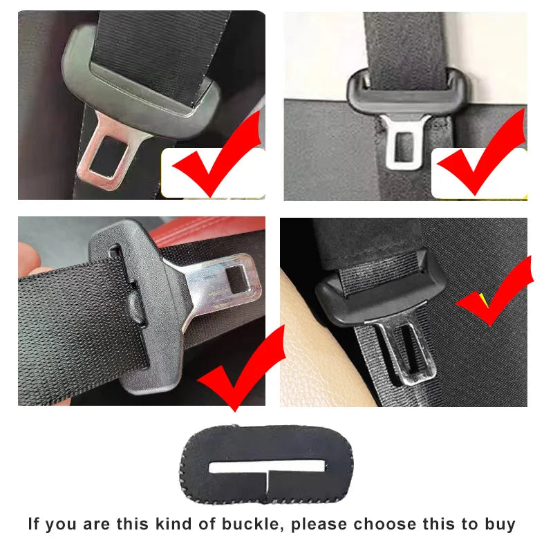 For volvo Audi Kia Skoda BMW Mercedes-Benz Tesla Volkswagen Honda Hyundai Ford Car Seat Belt Buckle Protector cover accessories