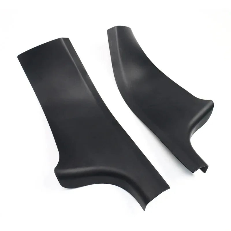 2pcs Rear Door Sill Guards For Tesla Model Y ABS Inner Protector Plate Cover Trim Car Anti-Dirty Bumper Welcome Pedal Kick Pad