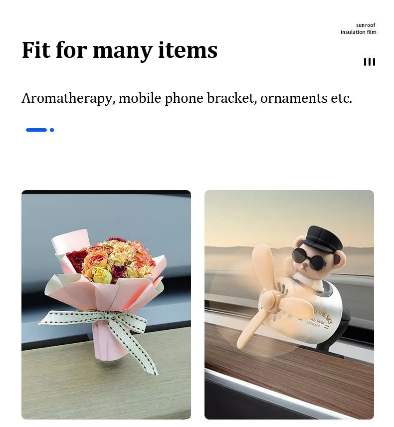 for Tesla Model 3 Y Air Freshener Holder Air Outlet Aromatherapy Clip Interior Decor Gadgets Bracket Glove Box Hook Accessories