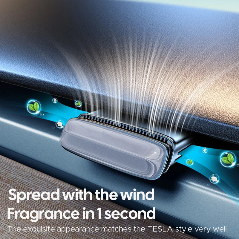 For Tesla Model Y 2020-2024 Car Vent Air Freshener Solid Aromatherapy Air-conditioner Outlet Fragrance Purifier