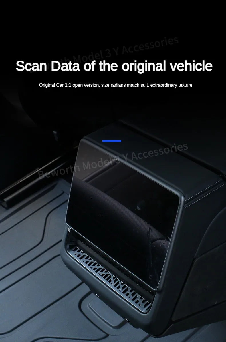 for Tesla Model Y Juniper 2025 Model 3 Highland 2024 Rear Air Outlet Cover Conditioning Vent Protective Anti Blocking MY LAUNCH