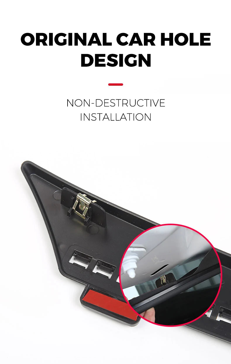 Front Waterproof Chassis Cover Water Strip For 18-24 Tesla Model 3 Y Air inlet protective cover modification accessories