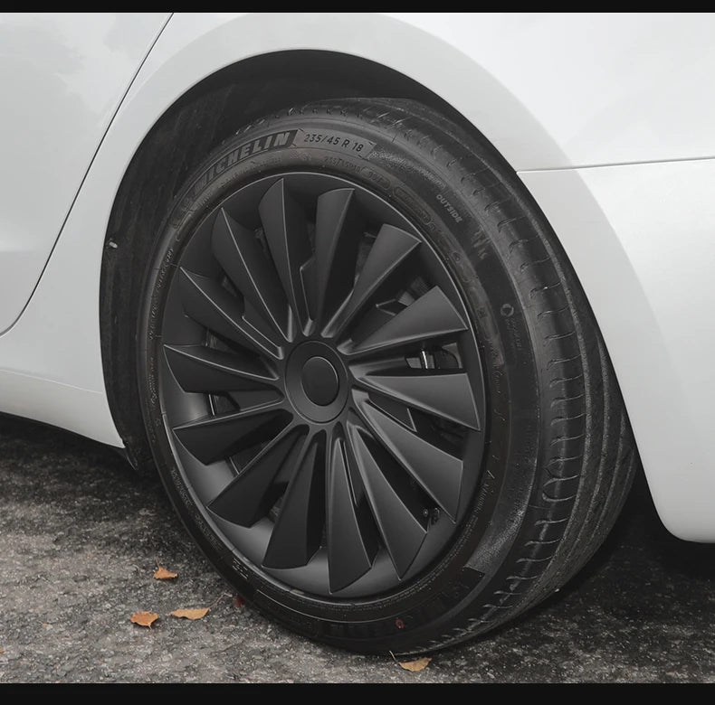 4PCS for Model 3 Highland 2023-2025 Wheel Cover 18 Inch Hubcap New Blade Style Wheel Cover Rim Hubcaps Car Protection for Tesla