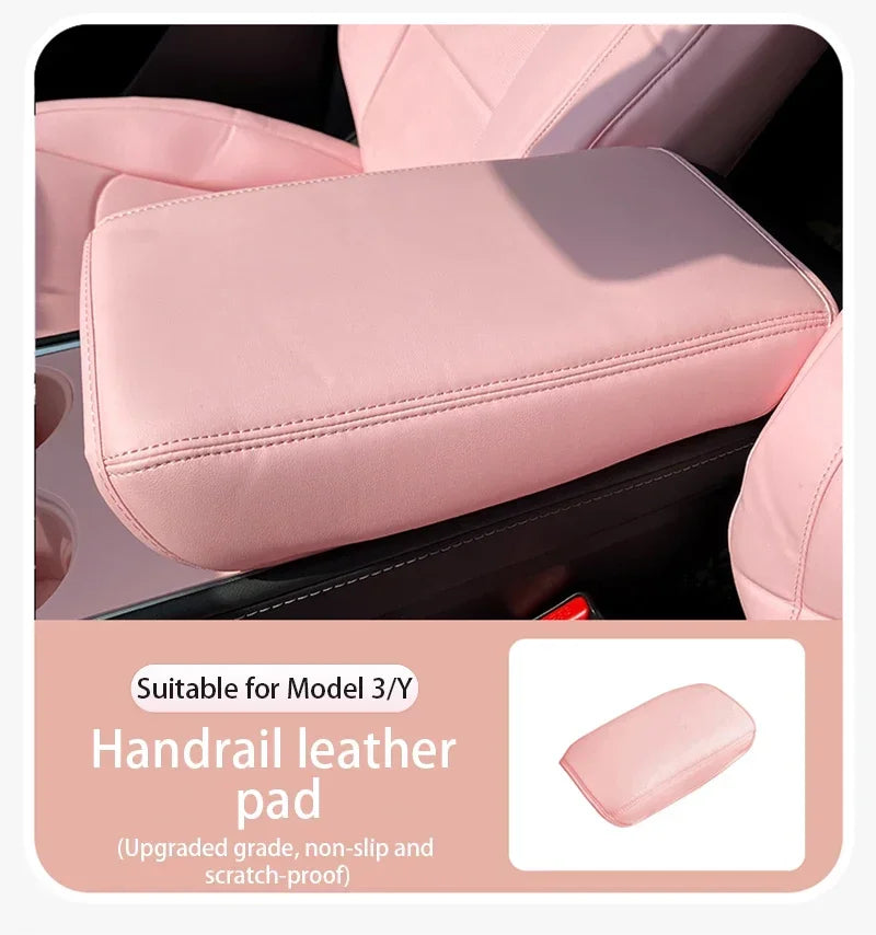 Tesla Model 3 highland Model Y juniper Center Console Storage Box Steering Wheel Cover Screen Frame Armrests Water Cup Limiter