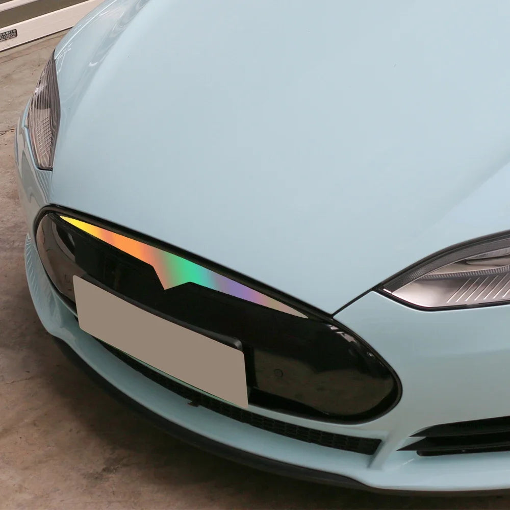 Car Front Bumper Sticker For Tesla Model 3 Y X Model S Personalized Decor Decal Vinyl Decoration Auto Para Tuning Accessories