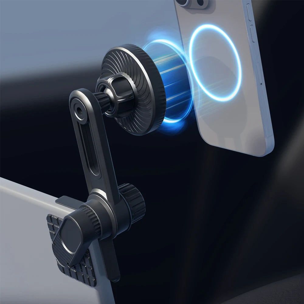 Universal Magnetic Phone Holder For Car Display Screen 360 Degree Rotation Car Mount for iPhone 15 14 MagSafe Tesla Accessories