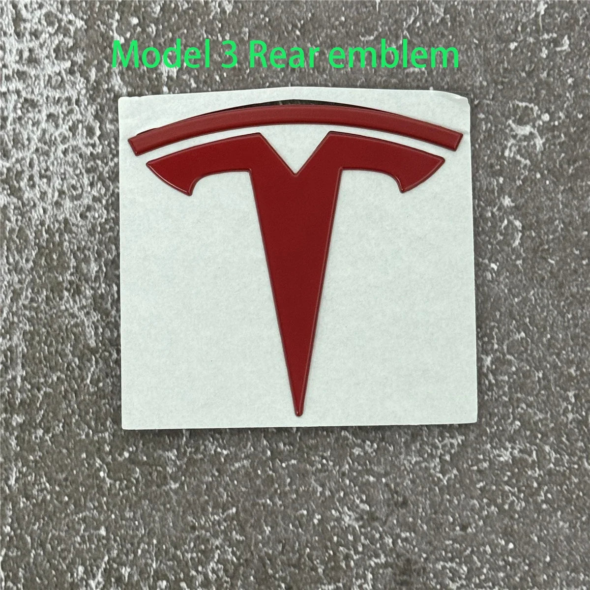 Tesla Car Front Emblem Rear Trunk Emblem Sticke for Model 3 Mode Y metal logo replacement rear and rear logos blackening