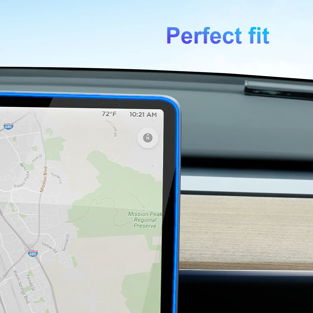 HD Matte Tempered Glass Screen Protector For Tesla Model 3 Y Accessories 2024 2023 2022 Center Display Film Anti-glare