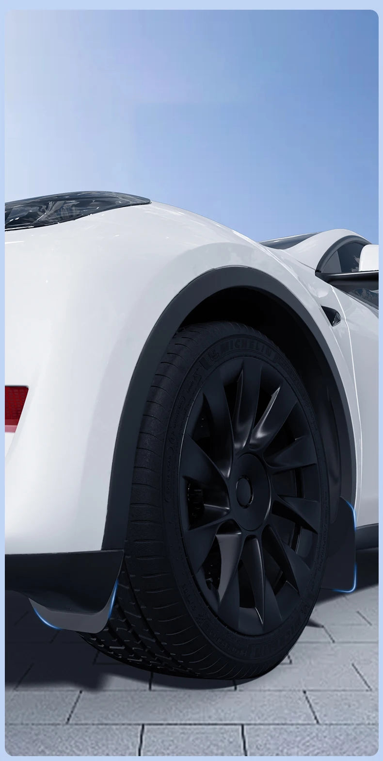 Mudguards for Tesla Model Y 2021-2024 Accessories TPE Mud Flaps Front Rear Wheel Fender Mudflaps for Tesla Model Y 2024 Mudguard