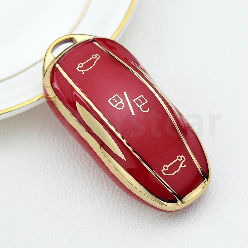 TPU Car Smart Key Case Cover for Tesla Model 3 Y S Y Auto Remote Shell Fob Holder Keyless Protector Accessories