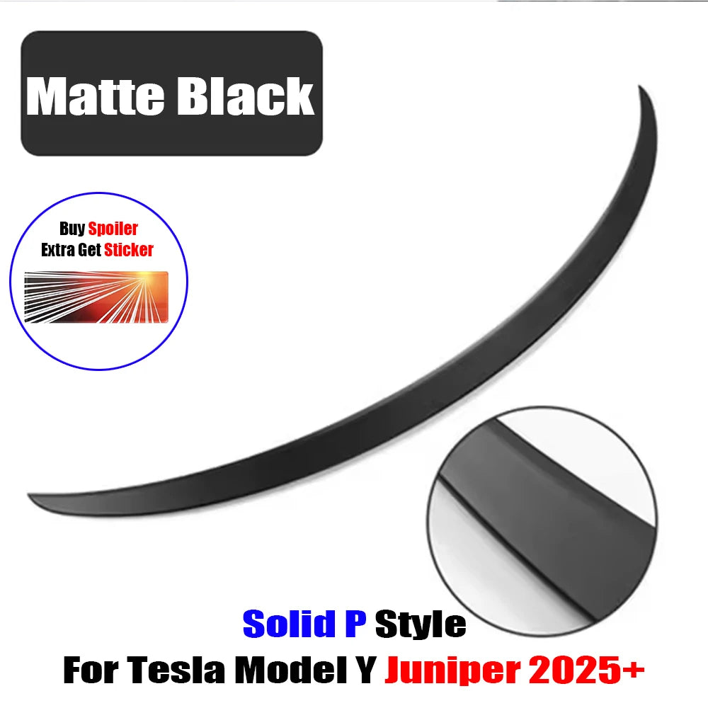 ModelY Juniper 2025 Spoiler Model3 Highland 2024 Accessories Rear Spoilers Wings for Tesla 3/Y 2017-2023 Auto Exterior Parts HOT