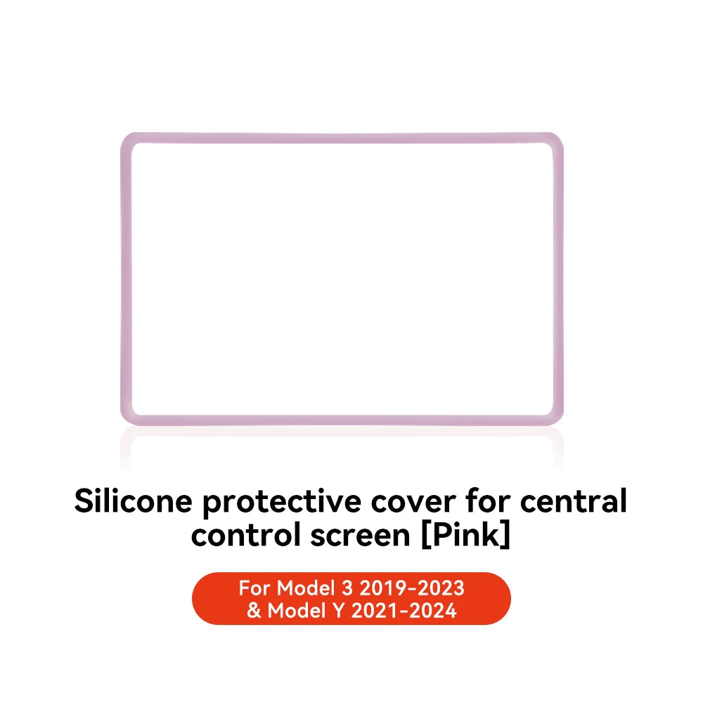 YZ For Tesla Model 3 Y Highland Juniper 2021-2025 Silicone Protective Trim Cover Central Control Navigation Screen Protector