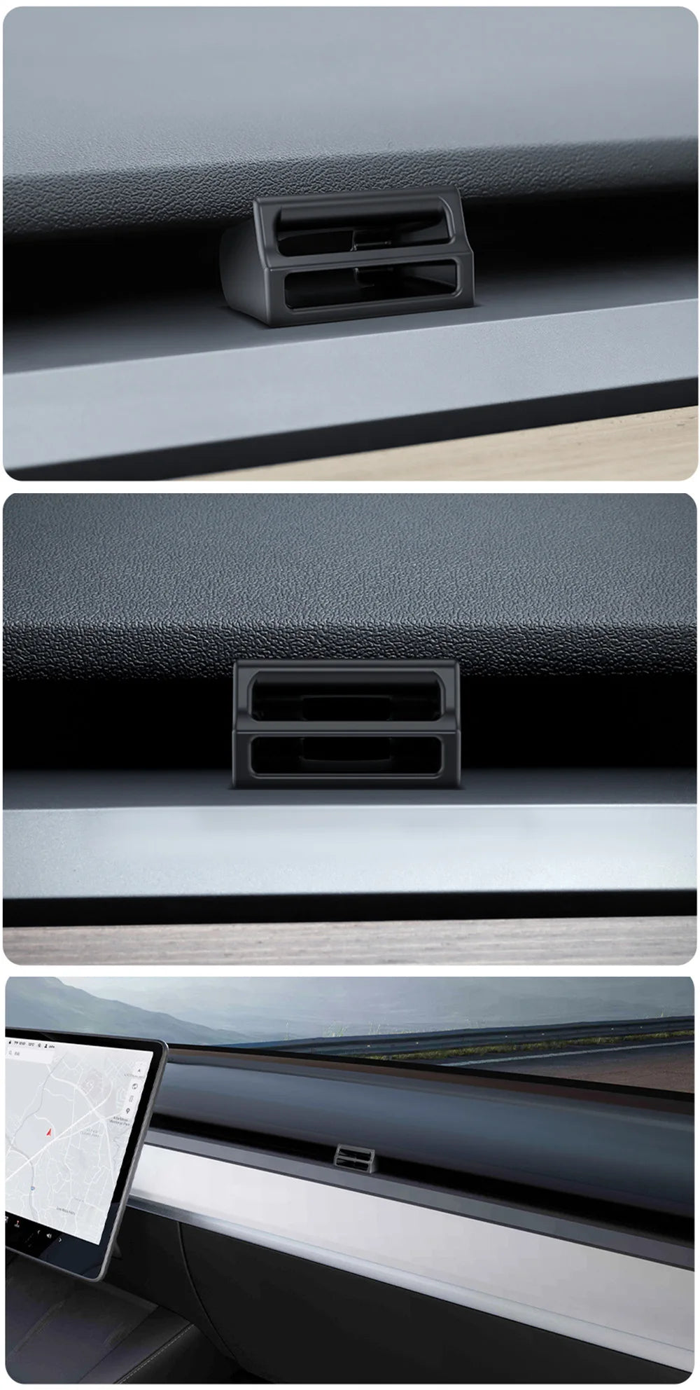 YZ For Tesla Model Y 2021-2024 Air Outlet Aromatherapy Clip Electric Car Interior Car Clip Accessories