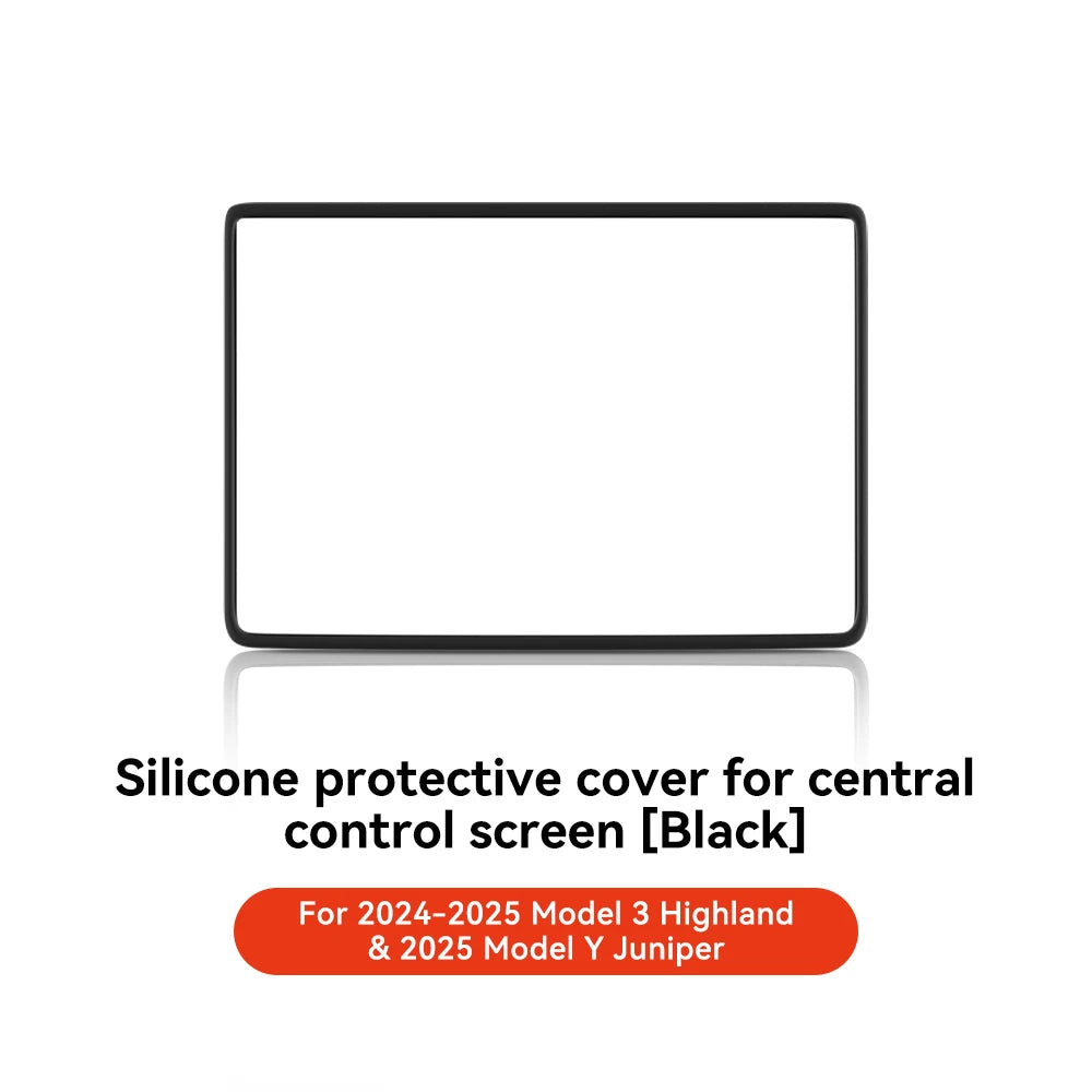 YZ For Tesla Model 3 Y Highland Juniper 2021-2025 Silicone Protective Trim Cover Central Control Navigation Screen Protector