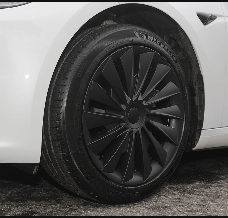 4PCS for Model 3 Highland 2023-2025 Wheel Cover 18 Inch Hubcap New Blade Style Wheel Cover Rim Hubcaps Car Protection for Tesla