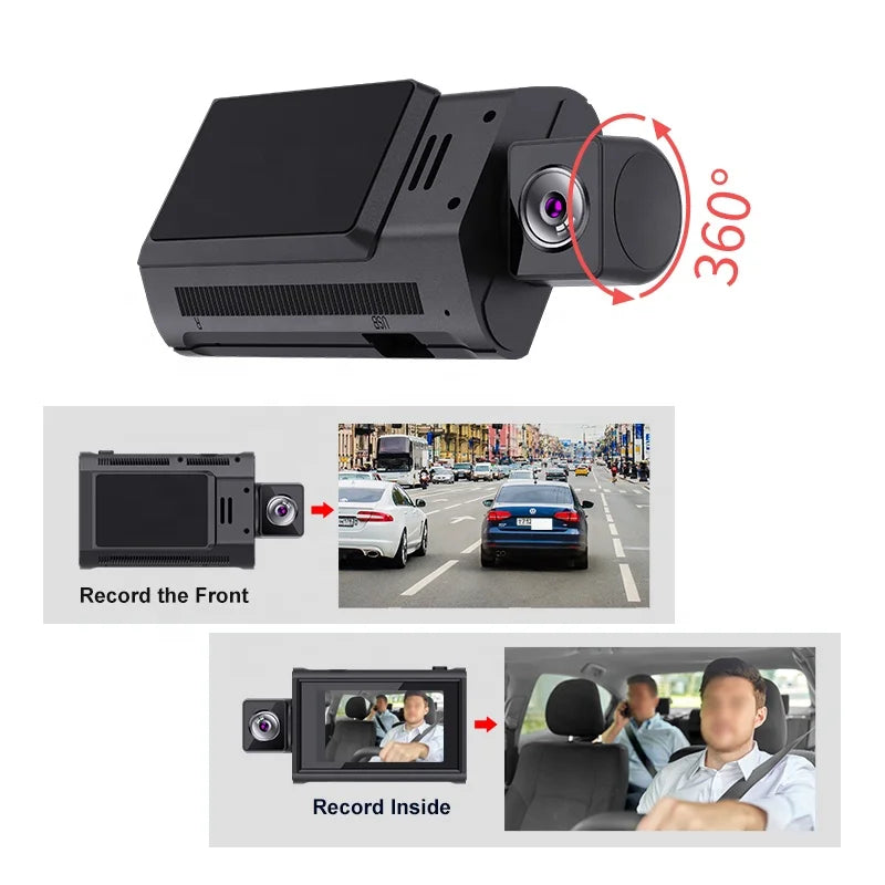 Dash Camera For Cars Rear And Front Dashcam WiFi With 4g Gps Adas Support 4g Remote Monitor Android 10 2+32g
