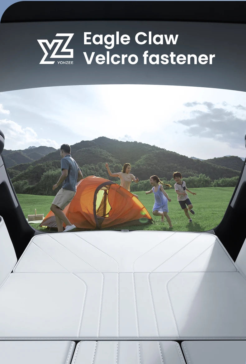 YZ For Tesla Model Y Juniper 2021-2025 Leather Trunk Mats Fully Surrounded Waterproof Non-Slip Liner Custom Floor mat