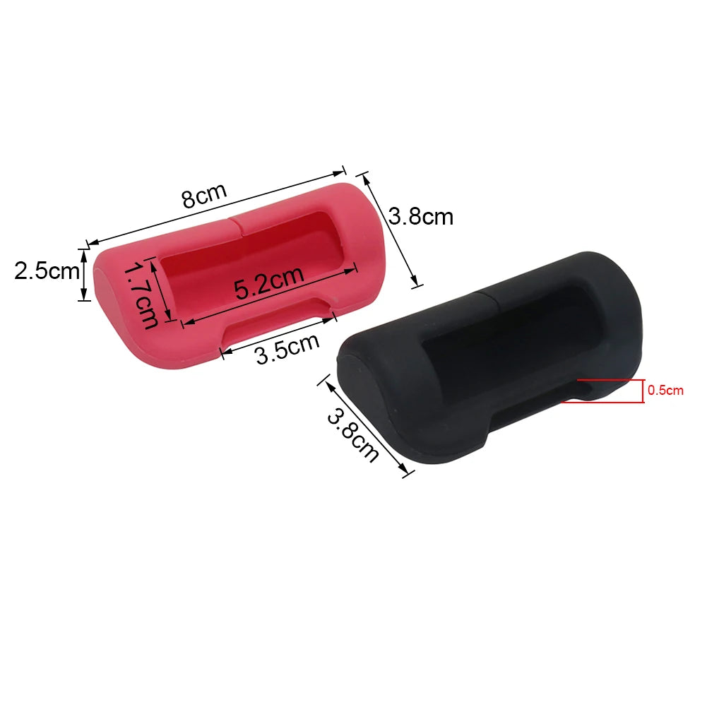 For Tesla Model 3/Y Safety Belt Protective Silicone Cover Tesla Interior Accessories Automobile Protective Sleeve Seat Belt Clip