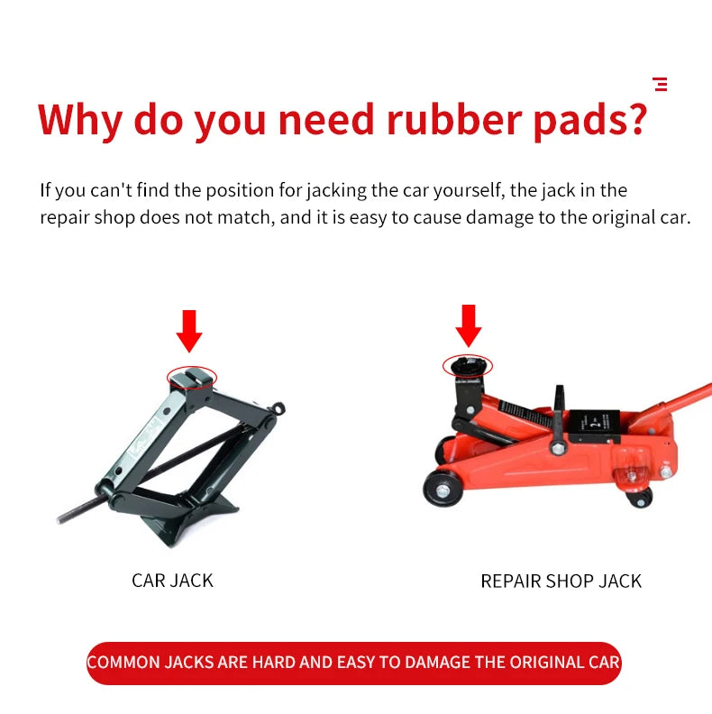 For Tesla Rubber Jack Lift Pad Point Adapter For Tesla Model 3 Model Y Model S Model X