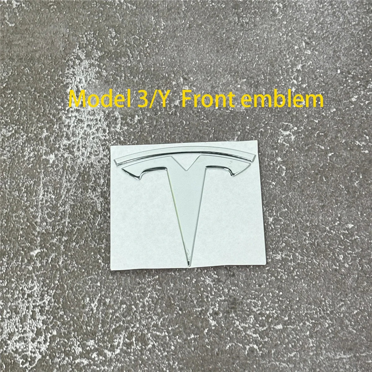 Tesla Car Front Emblem Rear Trunk Emblem Sticke for Model 3 Mode Y metal logo replacement rear and rear logos blackening