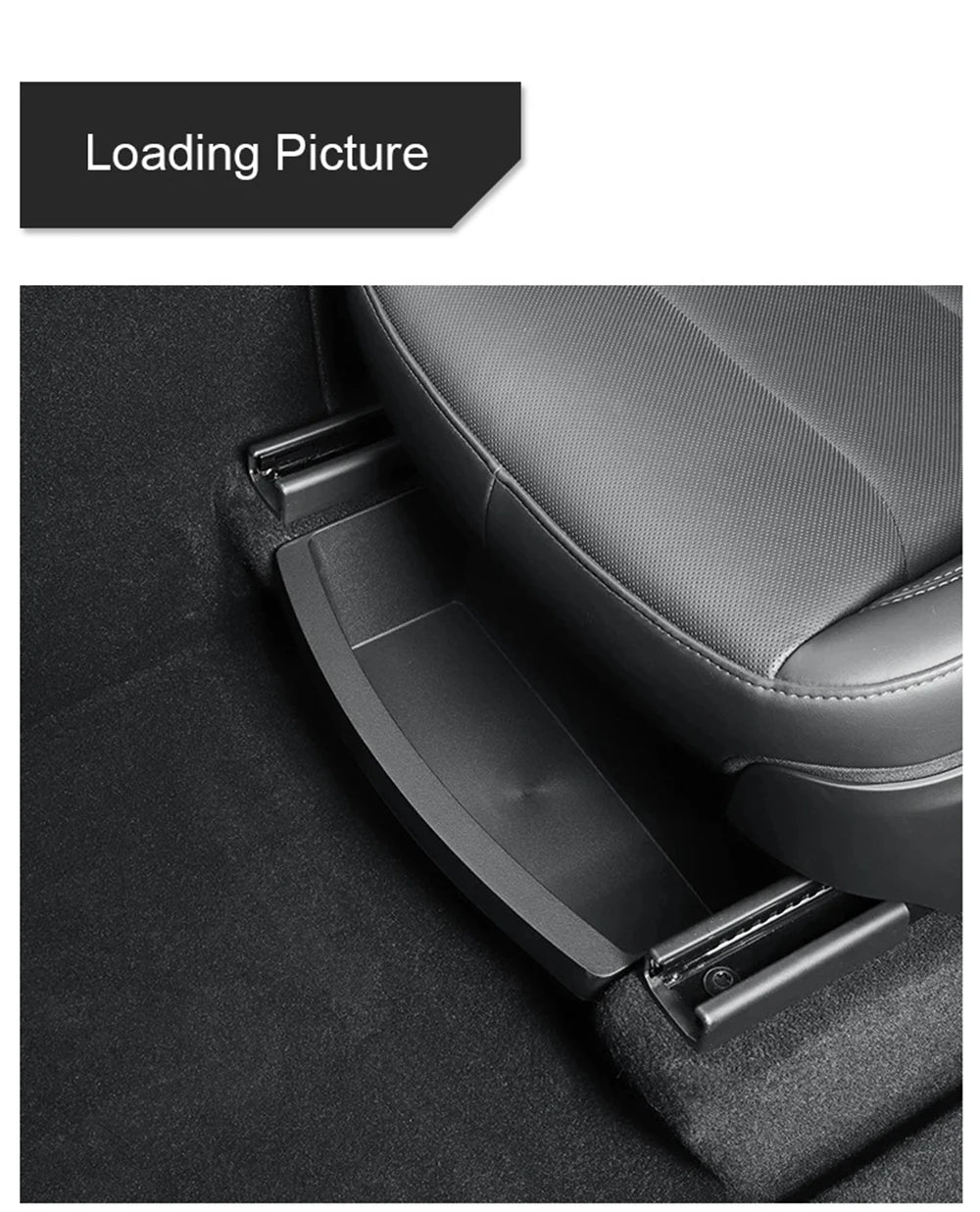 Under Seat Storage Box For Tesla Model Y Juniper 2025 Center Console Organizer Bins Front Backseat Bag Trash Tray Accessories