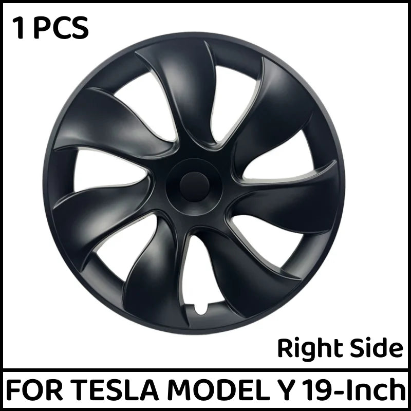 1PC/4PCS 19Inch Wheel Caps Replacement Hub Cap Performance Automobile Wheel Full Rim Cover For Tesla Model Y 2024 Accessories