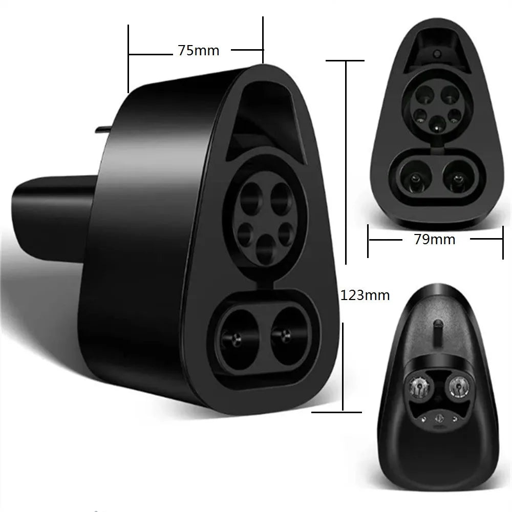 For Tesla American Standard DC Fast Charging Converter Tesla Converter CCS1 Converter CCS1 to Tesla charging head adapter