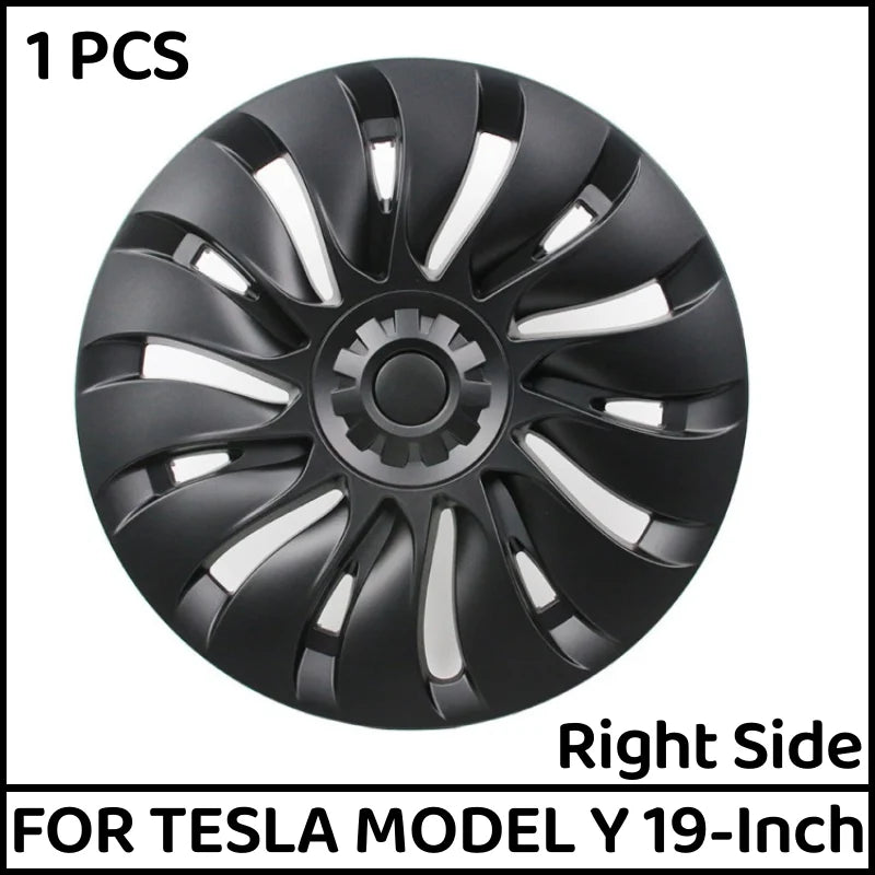 1PC/4PCS 19Inch Wheel Caps Replacement Hub Cap Performance Automobile Wheel Full Rim Cover For Tesla Model Y 2024 Accessories