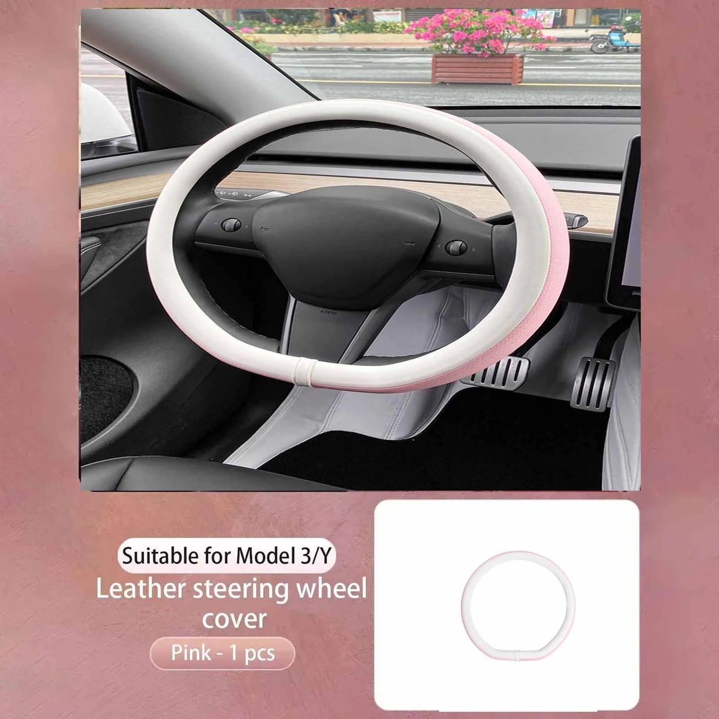 Tesla Model 3 highland Model Y juniper Center Console Storage Box Steering Wheel Cover Screen Frame Armrests Water Cup Limiter