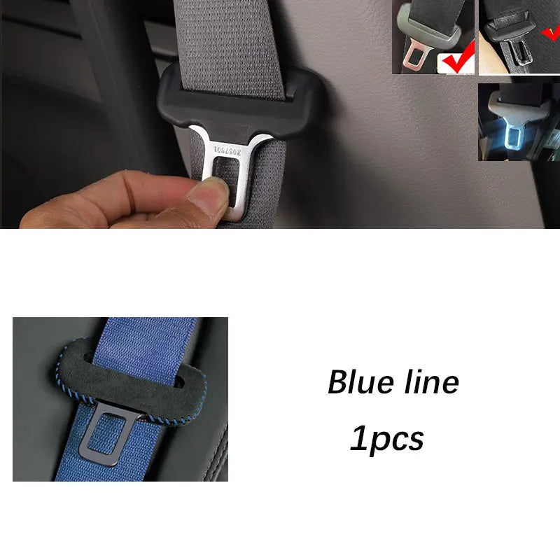 For volvo Audi Kia Skoda BMW Mercedes-Benz Tesla Volkswagen Honda Hyundai Ford Car Seat Belt Buckle Protector cover accessories