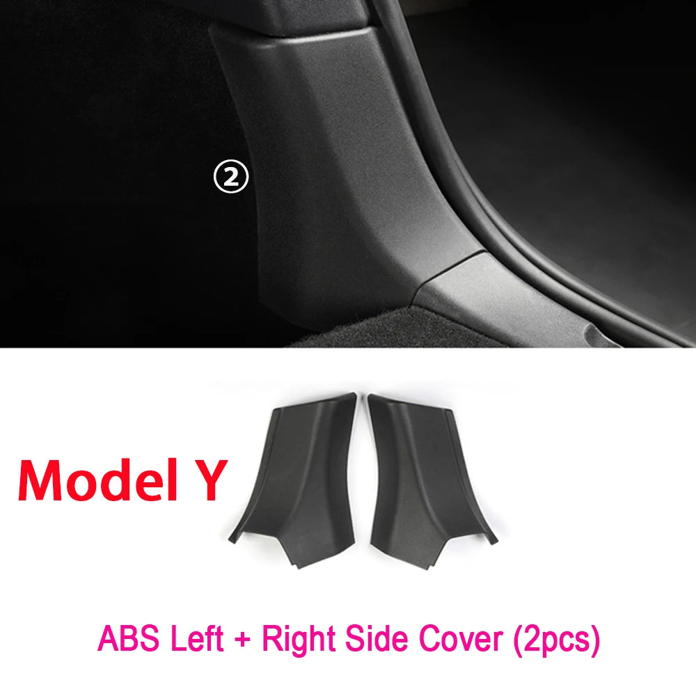 Rear Trunk Bumper Protector Guard For Tesla Model Y Juniper Launch Accessories 2025 2024 Trunk Threshold Sill Cover Mat Plate