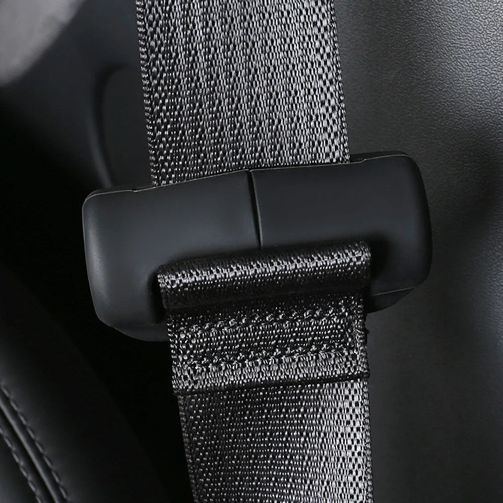 For Tesla Model 3/Y Safety Belt Protective Silicone Cover Tesla Interior Accessories Automobile Protective Sleeve Seat Belt Clip