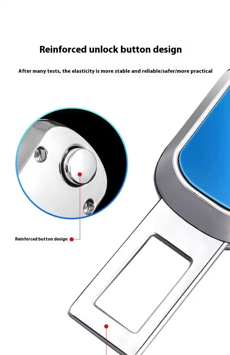 Be common Car Seat Belt Clip Buckle One Button To Release Insert Socket Extender For Tesla Porsche Mercedes Benz BMW Audi Honda