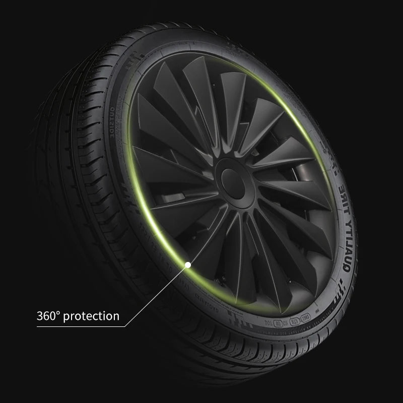 4PCS for Model 3 Highland 2023-2025 Wheel Cover 18 Inch Hubcap New Blade Style Wheel Cover Rim Hubcaps Car Protection for Tesla
