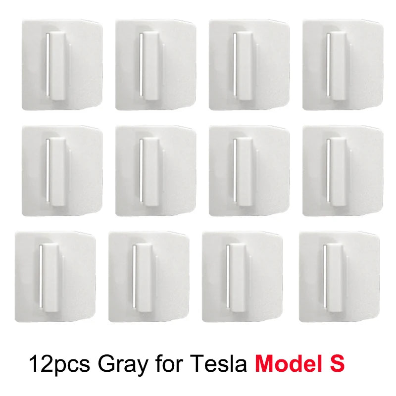 For Tesla Model Y S X 3 Roof Sunshade Clips Skylight Split Shade Windows Sunshades Sun Block Clip Interior Accessories 2025 2024