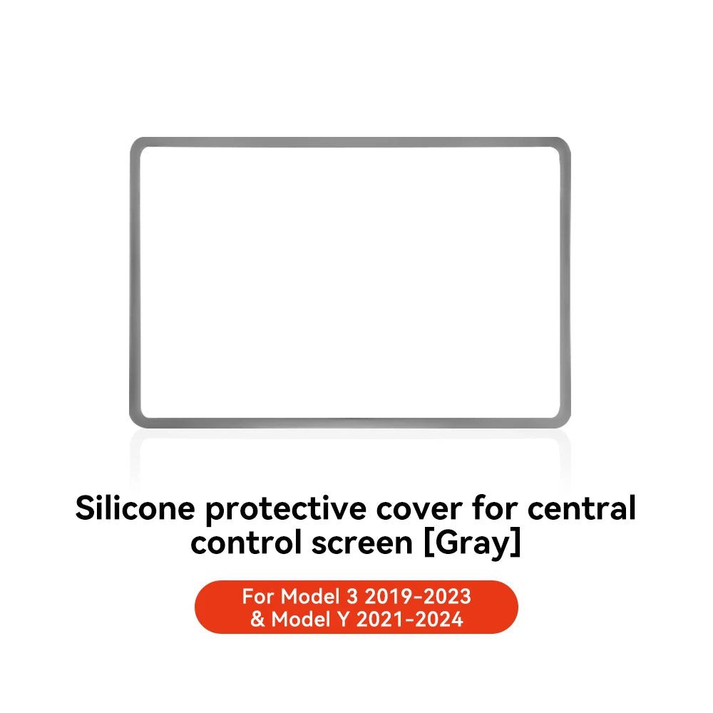 YZ For Tesla Model 3 Y Highland Juniper 2021-2025 Silicone Protective Trim Cover Central Control Navigation Screen Protector