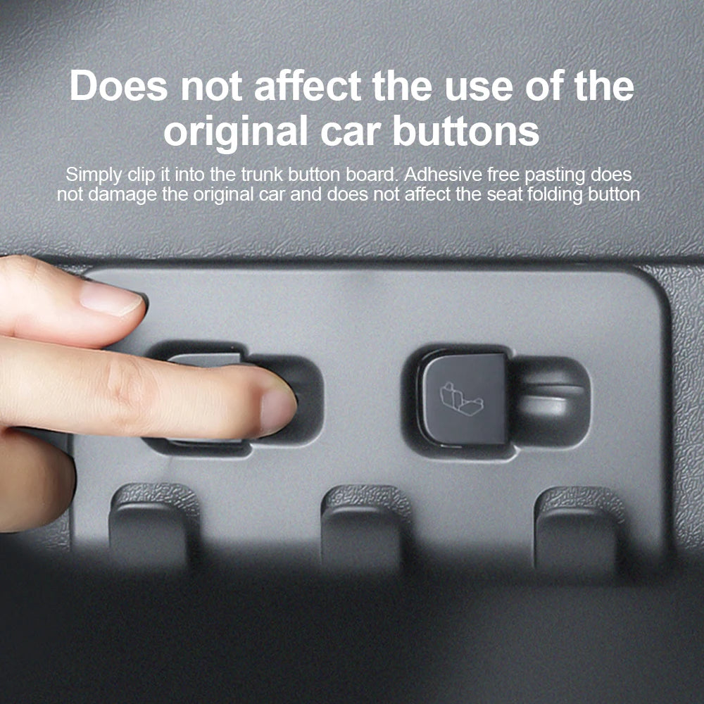For Tesla Model Y 3 Rear Trunk Hook Storage Holder Bag Water Bottles Trunk Grocery Bag Hook Hanger Interior Accessories