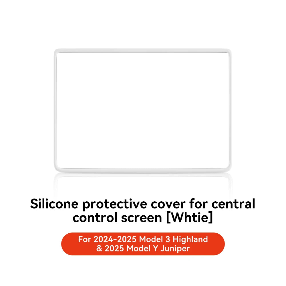 YZ For Tesla Model 3 Y Highland Juniper 2021-2025 Silicone Protective Trim Cover Central Control Navigation Screen Protector