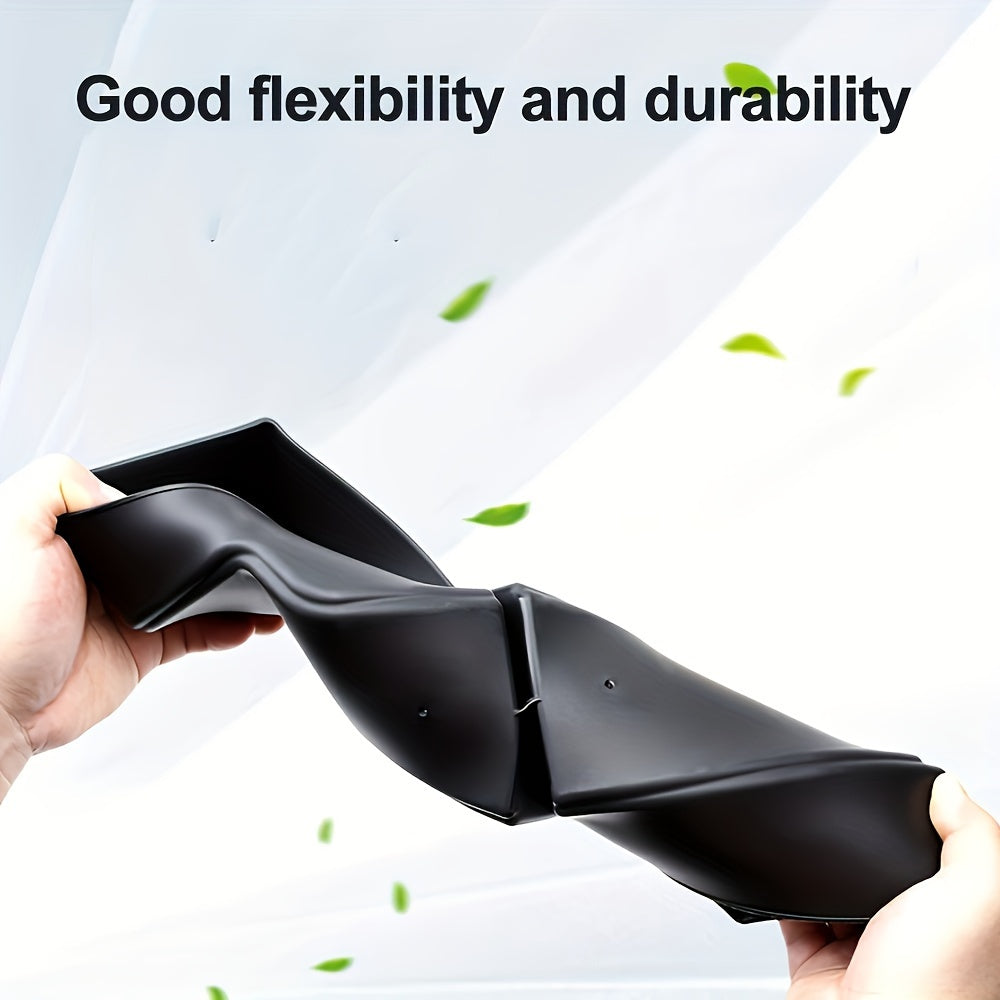 4pcs Premium Tesla Car Door Slot Tray Organizers - Spacious Storage, TPE Material, Easy Installation, Model 3 and Highland Compatible, Durable and Water-Resistant Design