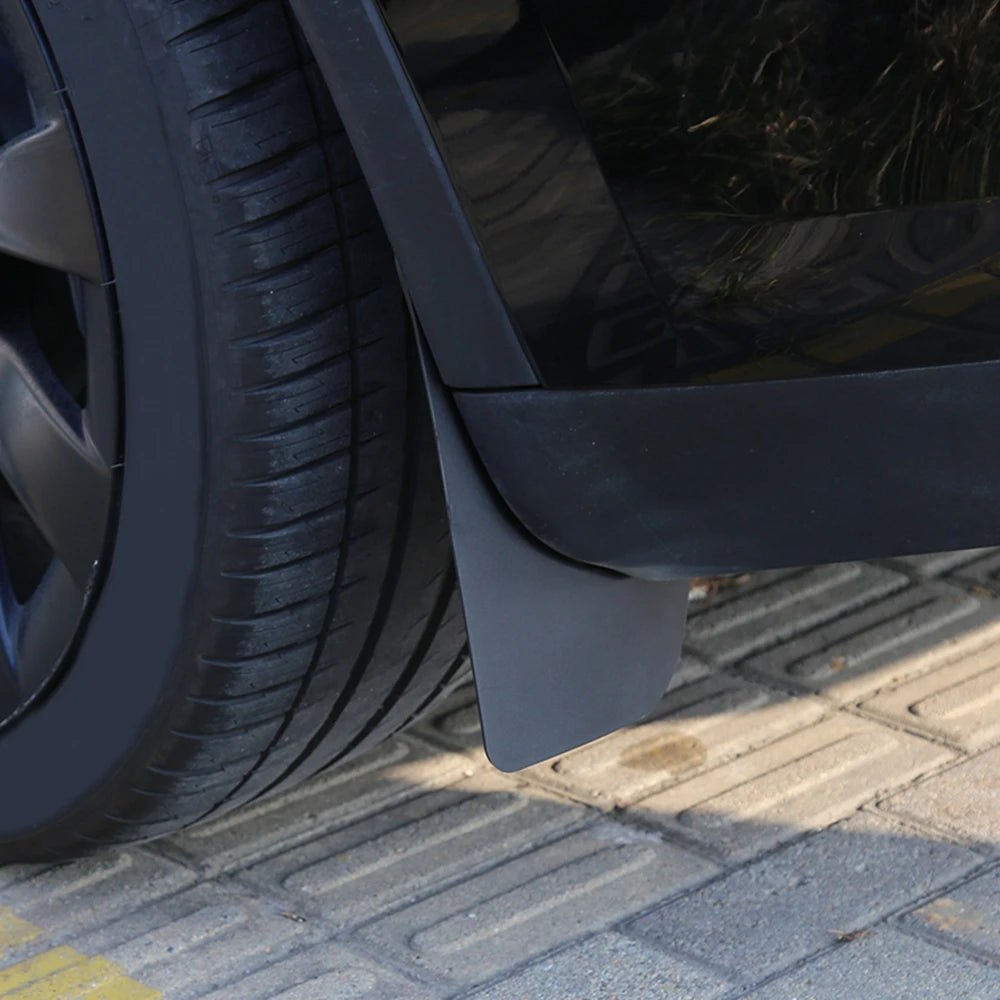 Soft Mud Flaps For Tesla Model 3 Y Juniper 2025 2024 Accessories TPE Mudguards Fender Anti-Snow Anti-Sand Guard Protector Cover