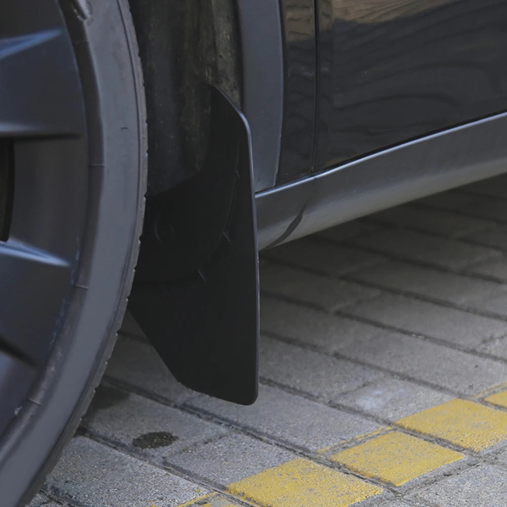 Soft Mud Flaps For Tesla Model 3 Y Juniper 2025 2024 Accessories TPE Mudguards Fender Anti-Snow Anti-Sand Guard Protector Cover