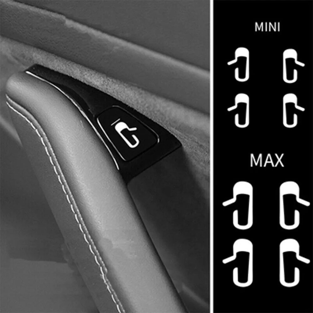 8pcs Luminous Car Open Door Button Stickers For Tesla Model 3 2022 Reminder Door Open Sticker Armrest Window Lift Button Switch