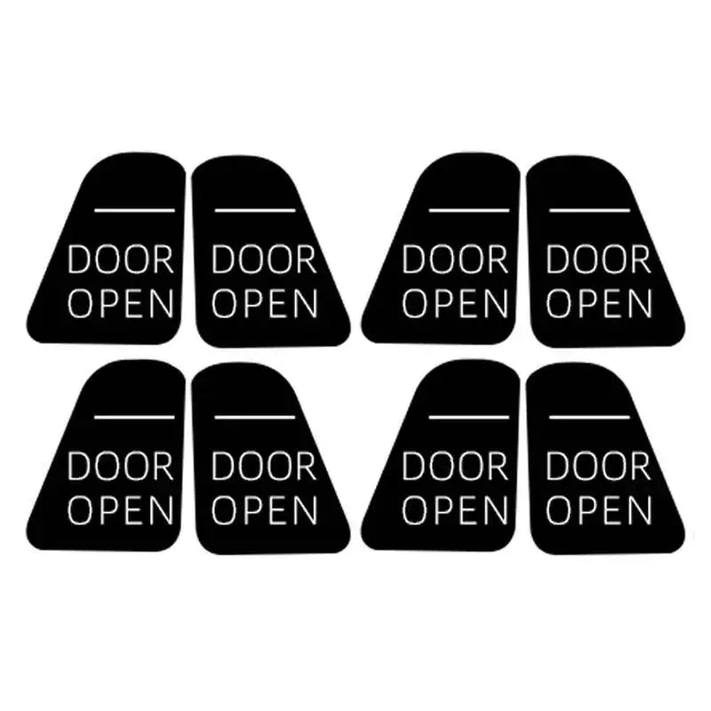 8pcs Luminous Car Open Door Button Stickers For Tesla Model 3 2022 Reminder Door Open Sticker Armrest Window Lift Button Switch