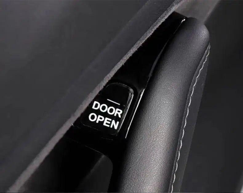 8pcs Luminous Car Open Door Button Stickers For Tesla Model 3 2022 Reminder Door Open Sticker Armrest Window Lift Button Switch