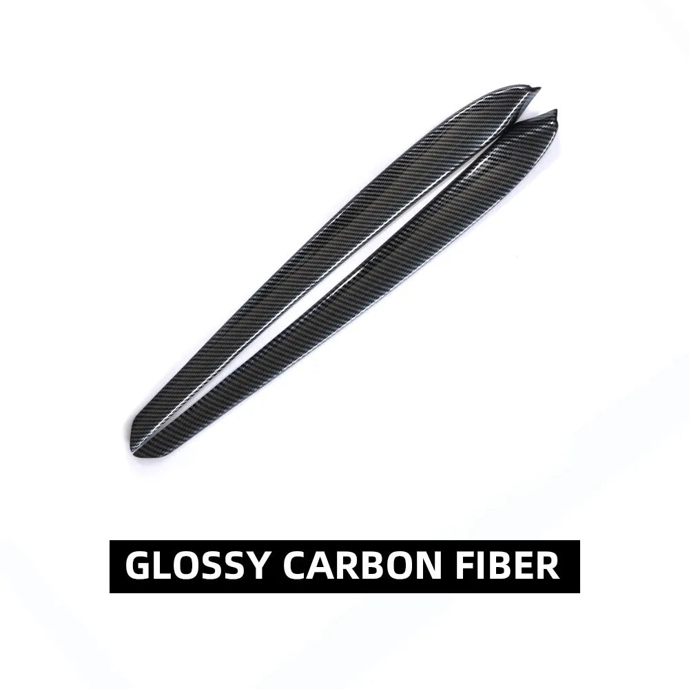 Heenvn For Tesla Model 3 2023 Carbon Fiber ABS Car Center Console Panel Trim Model Y 2022 Accessories Tesla Model 3 Dashboard
