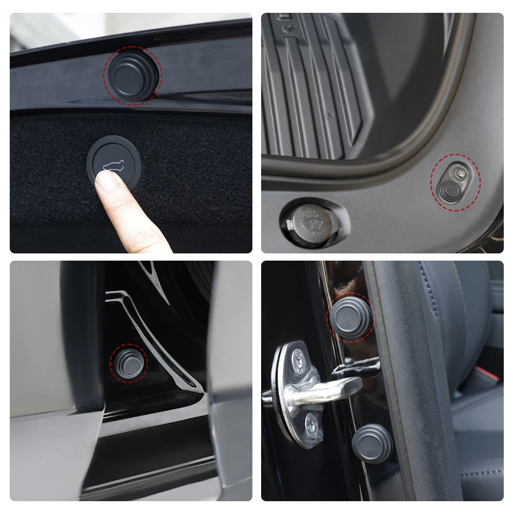 For Tesla Door Shock Absorber Door Silicone Shock Absorption For Tesla Model 3 Model Y Mode X Mode S Car Accessorices