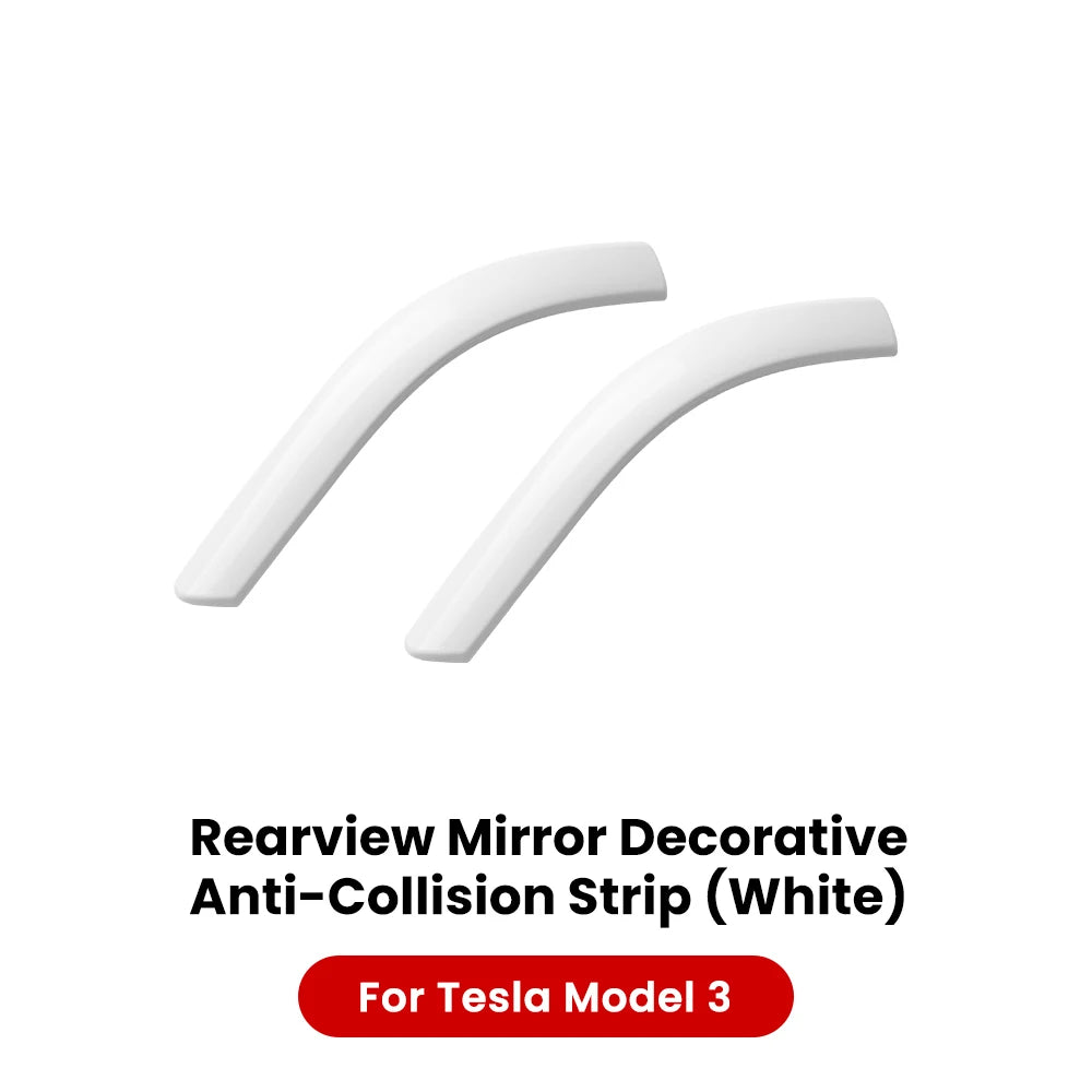 YZ Car Rearview Mirror Protector for Tesla Model 3 Y Highland Juniper 2021-2025 Mirror Protector Vehicle Anti-collision Strip